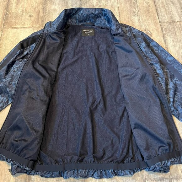Athleta Sightseer Lace Jacket, Blue/Black, size Large - Picture 6 of 10